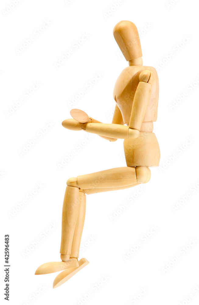 wooden mannequin isolated on white wooden mannequin isolated on white