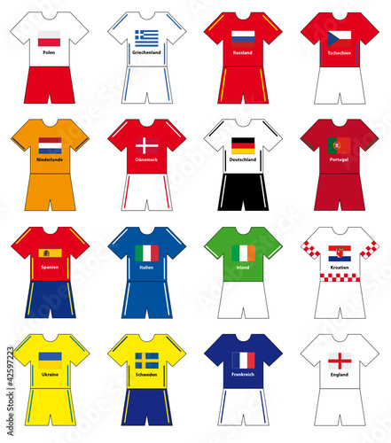 Trikots Mannschaften