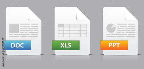Icons for office file extensions