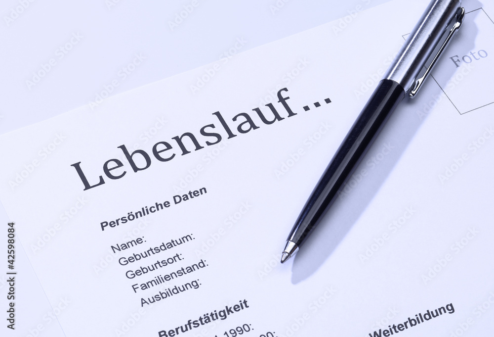 Lebenslauf Lebenslauf