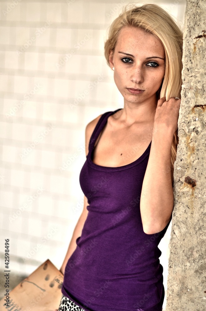 Portrait of beautiful young woman Portrait of beautiful young woman
