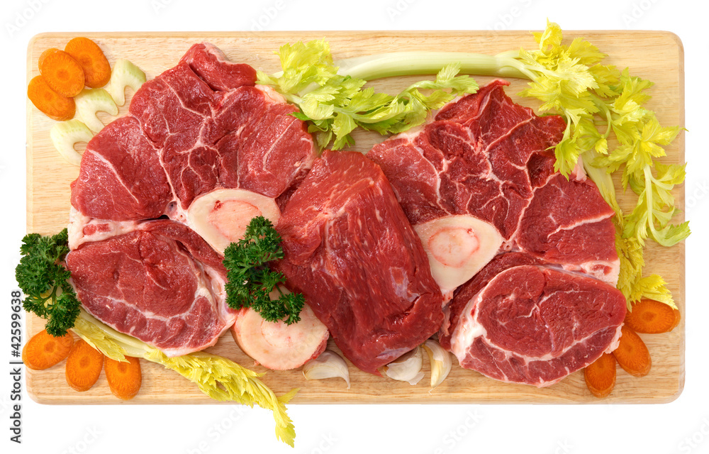 Fototapeta premium Osso buco di vitellone per bollito