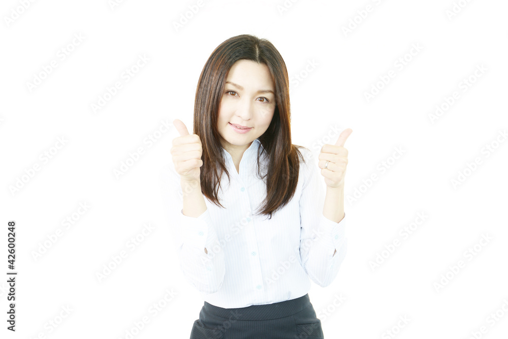 ビジネスの成功を喜ぶオフィスレディー ビジネスの成功を喜ぶオフィスレディー