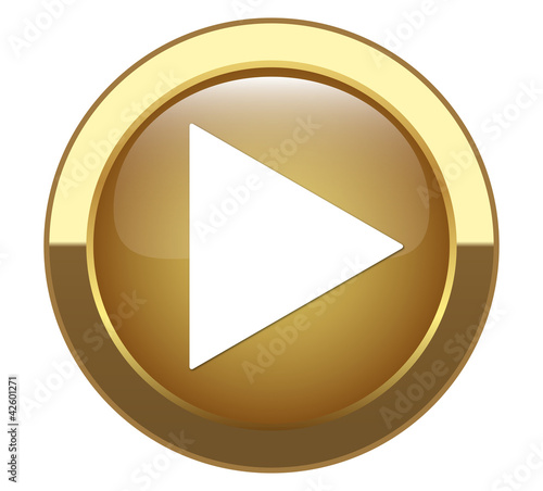 button with the image of the triangle