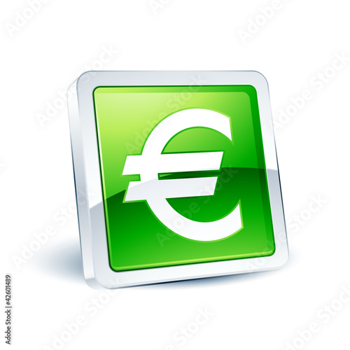 icône bouton internet euro argent finance