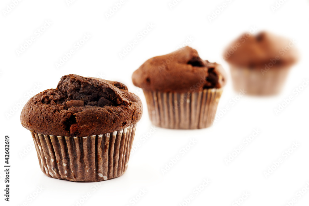 Muffins al cioccolato