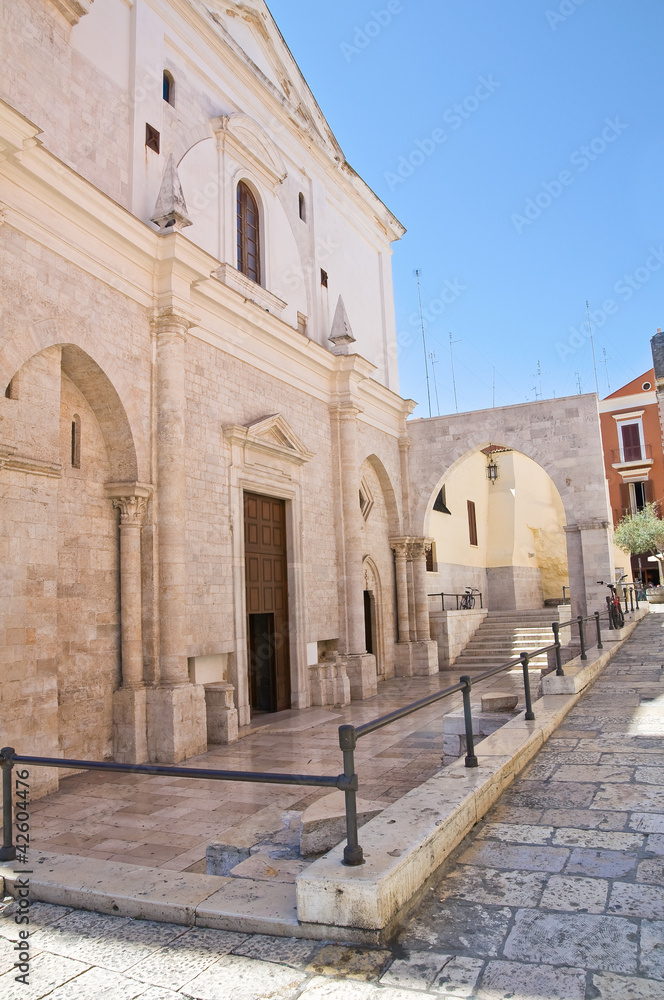 Basilica of Santo Sepolcro. Barletta. Puglia. Italy.