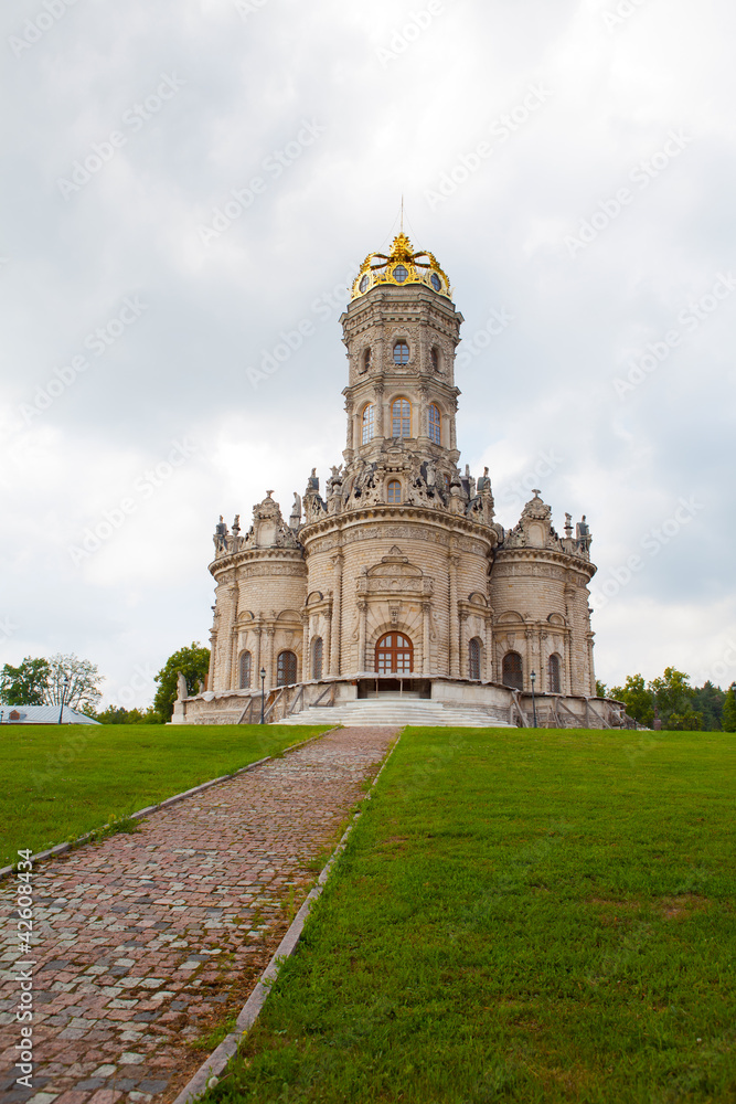 Blessed Virgin Mary Church in Dubrovitsy. Russia