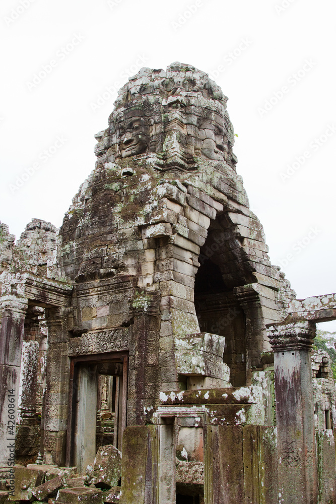 Fototapeta premium Bayon Temple. Angkor, Siem Reap, Cambodia.