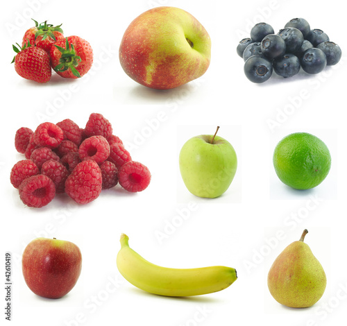 Fototapeta Naklejka Na Ścianę i Meble -  Fruits collage