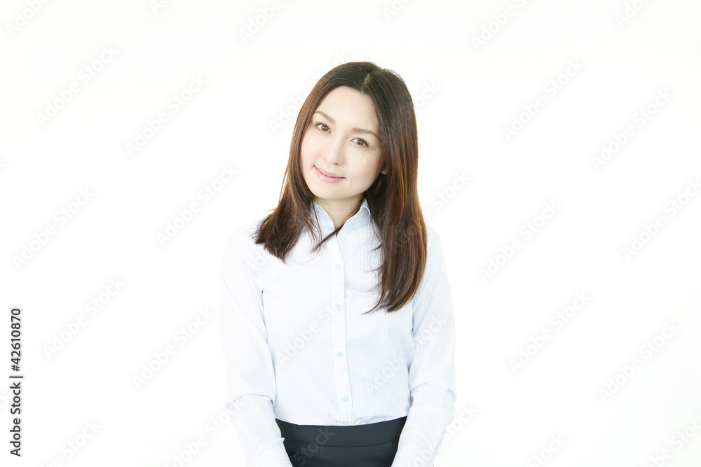 笑顔の新入社員 笑顔の新入社員