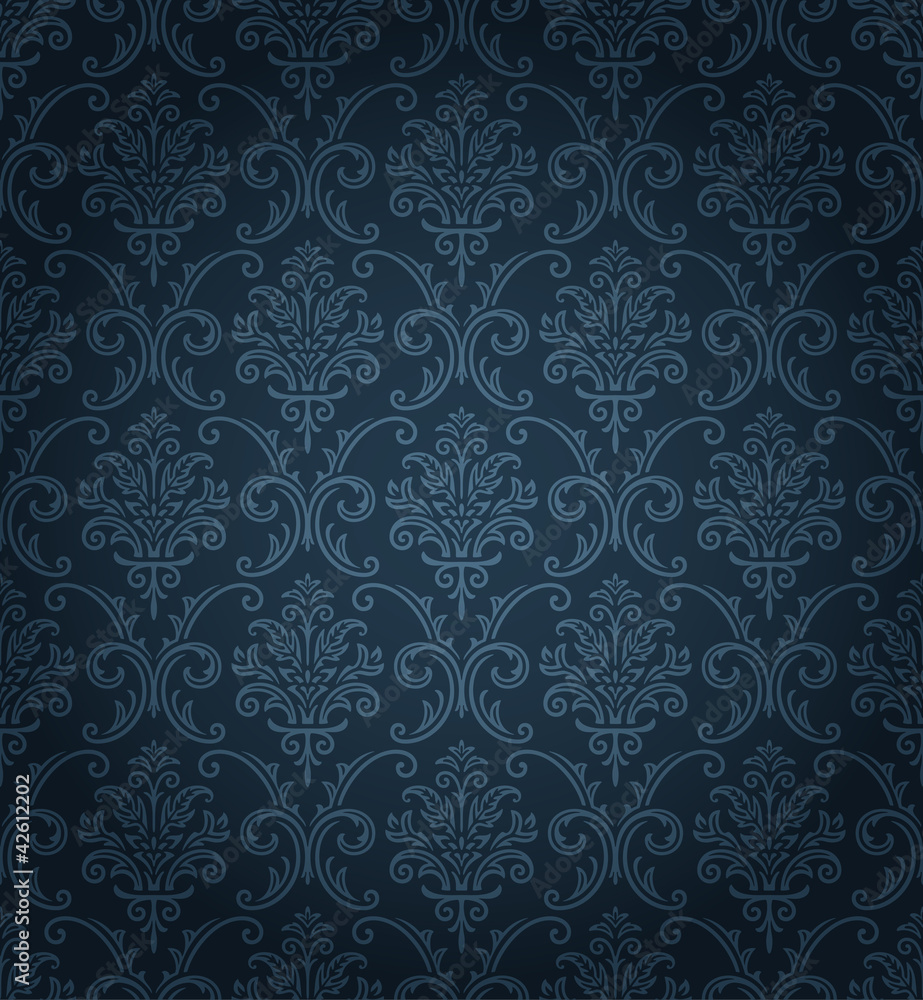 Seamless damask pattern