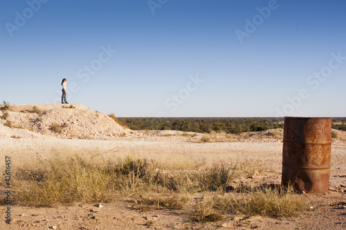 Woman in Landscape