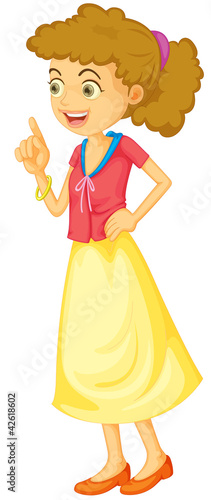 a girl