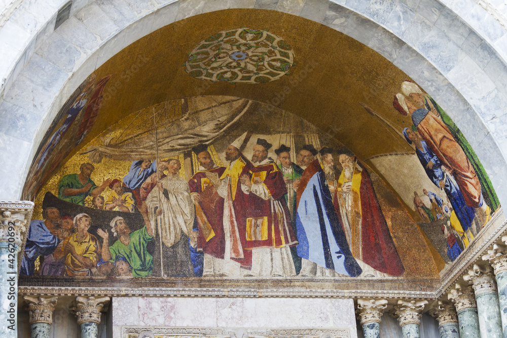 Frescoes. Basilica of Saint Mark. Venice, Italy