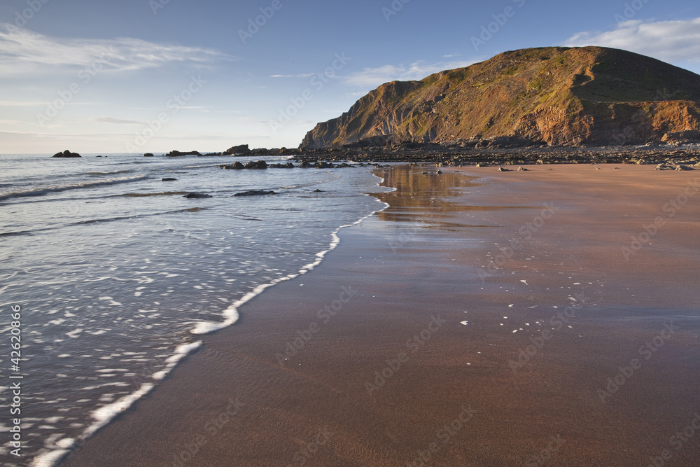 Welcombe Mouth on the north Devon coastline Welcombe Mouth on the north Devon coastline