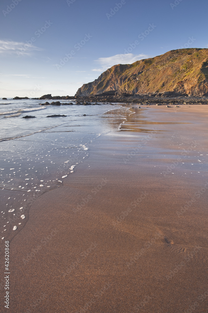 Welcombe Mouth on the north Devon coastline