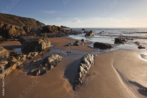 Welcombe Mouth on the north Devon coastline