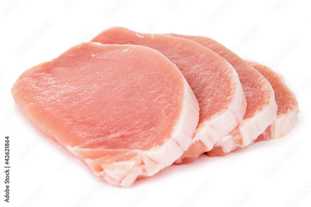 raw meat pork