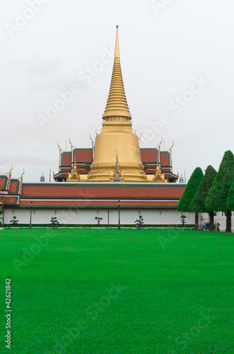 Wat Phra Kaew Grand Palace in Bangkok  Thailand