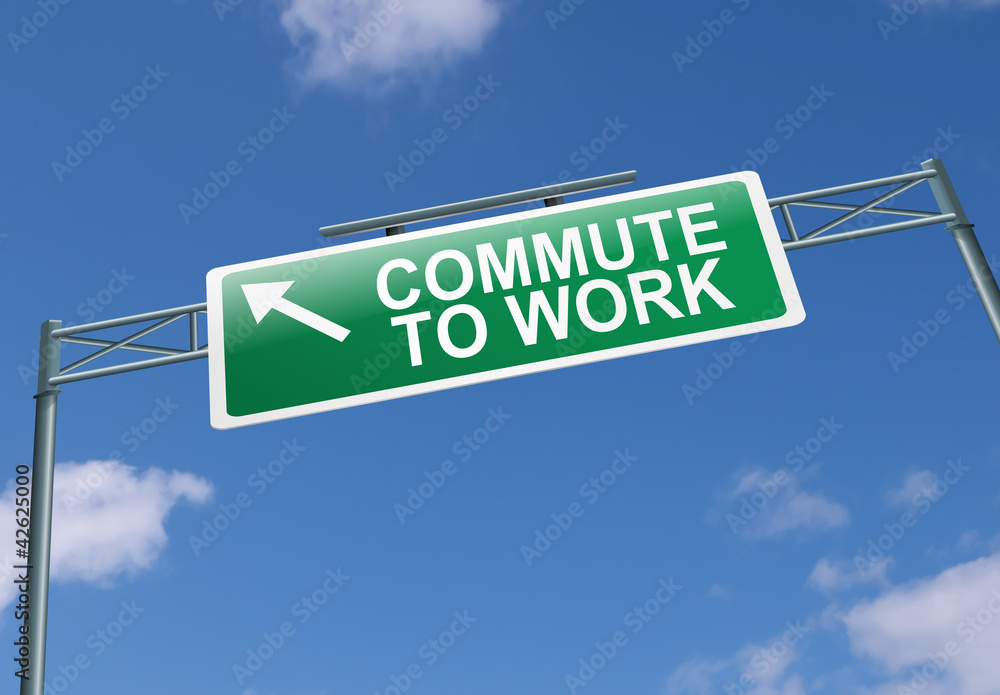 Obraz premium Commuting concept.