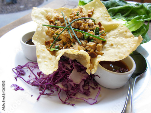 Chicken Lettuce Wraps
