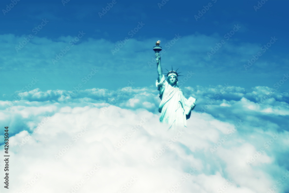 Statue of Liberty in Sky