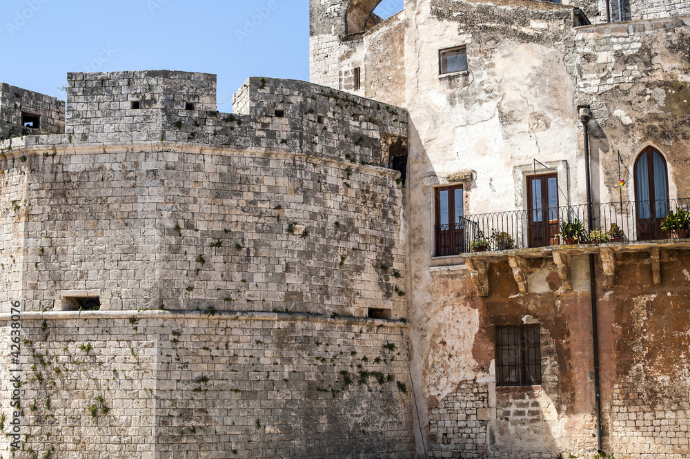 Conversano (Bari, Puglia, Italy) - Part of medieval castle