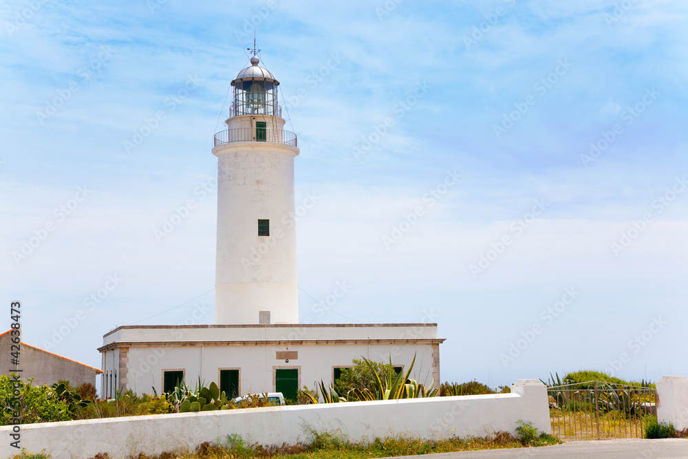La Mola lighthouse in Formentera in Balearic