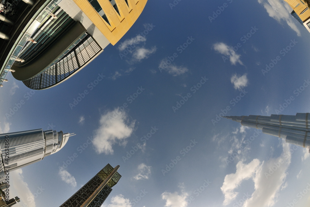 Fototapeta premium dubai burj khalifa skyscraper