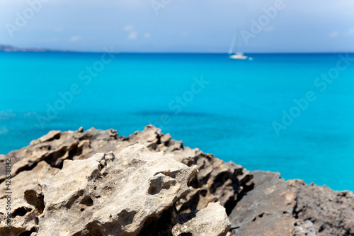 Es Calo de San Agusti in Formentera Balearic