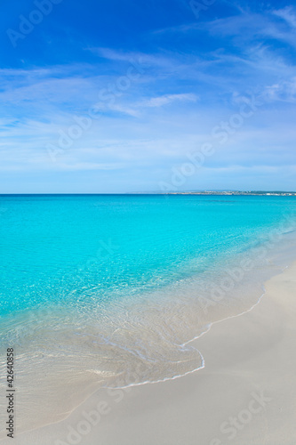 beach tropical with white sand and turquoise wate © lunamarina