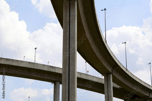 large crossing highway overhead