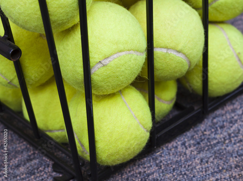 Tennis Balls Behind Bars