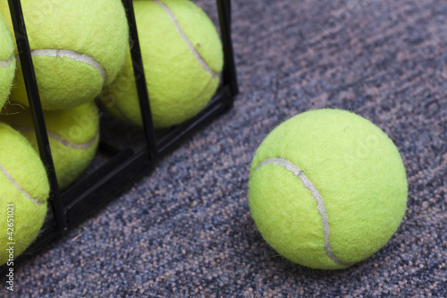 Tennis Balls Behind Bars