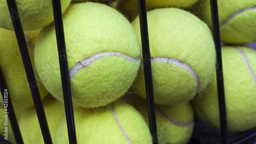 Tennis Balls Behind Bars