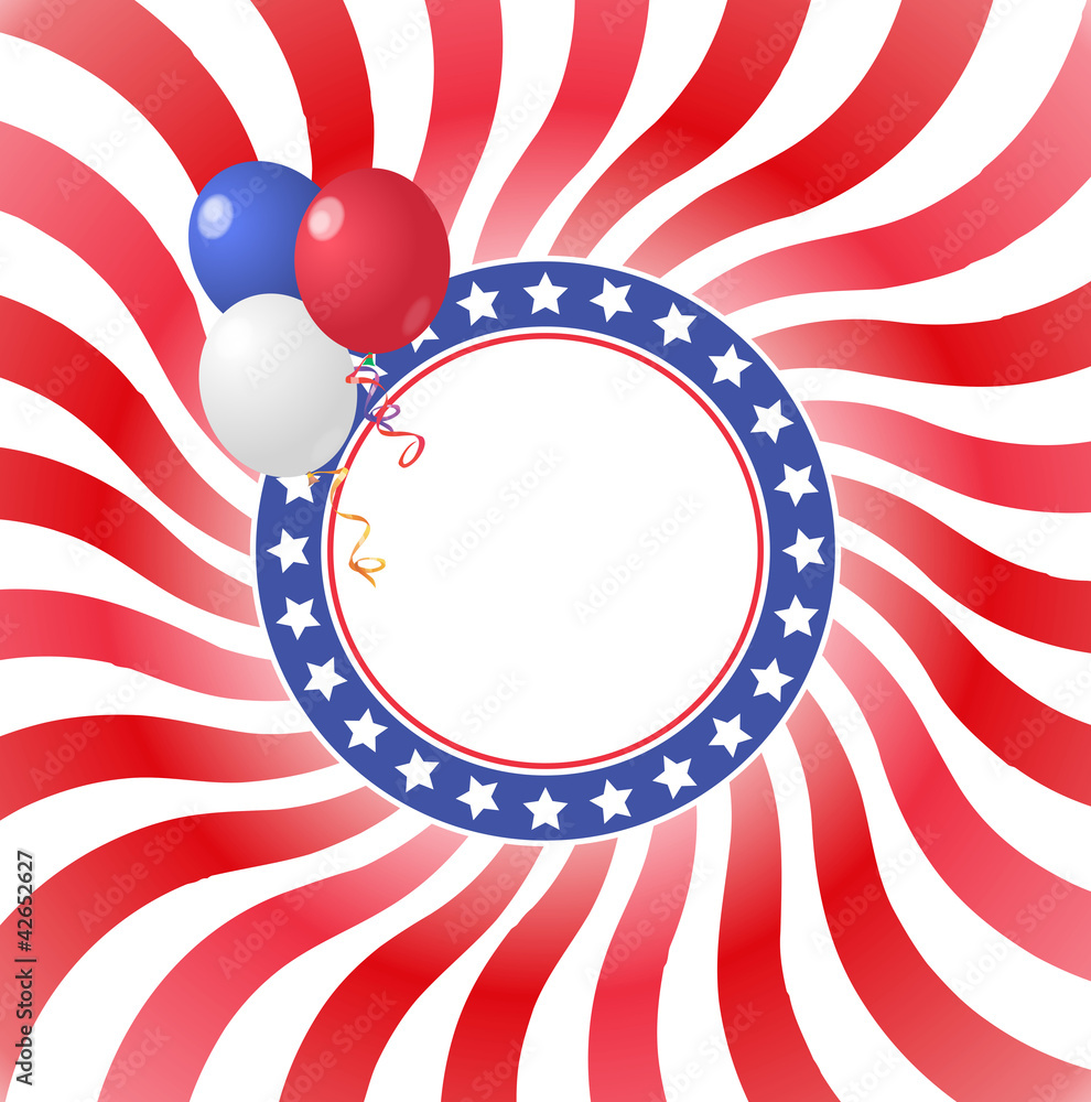 Obraz premium usa ballons