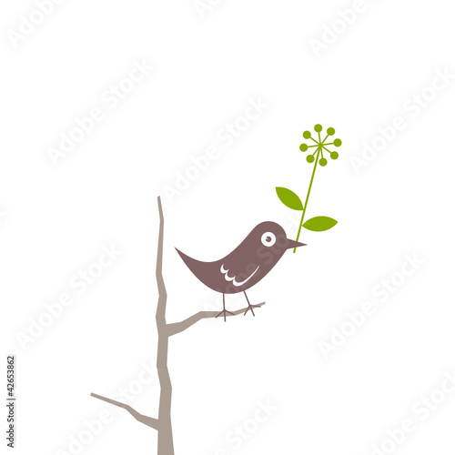 bird and flower eco
