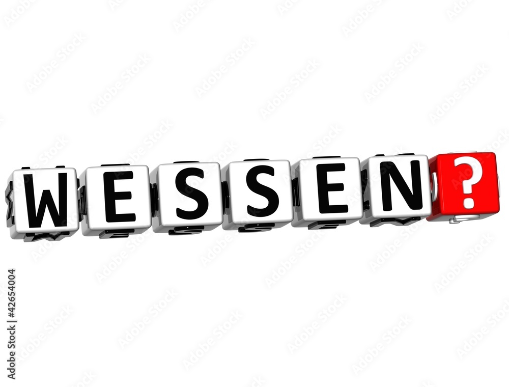 3D German Question Button Click Here Block Text 3D German Question Button Click Here Block Text