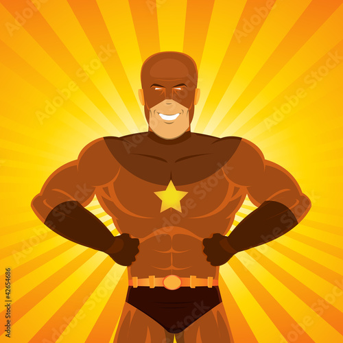 Comic Power Superhero