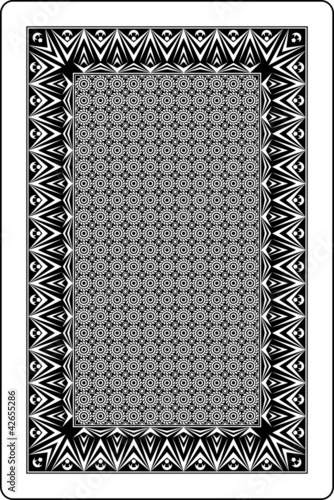 playing card back side 60x90 mm
