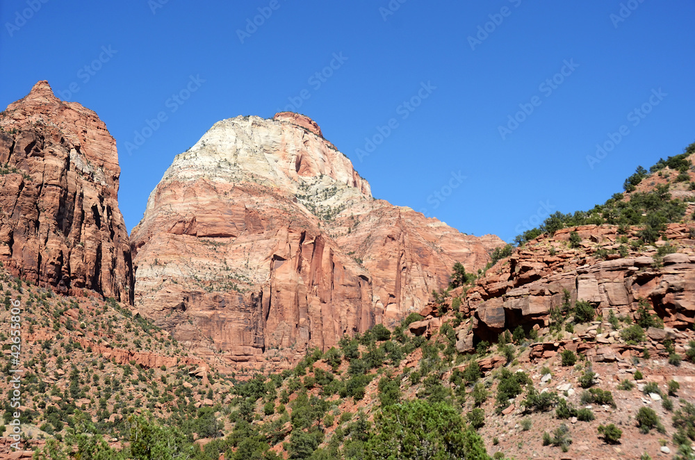 Fototapeta premium Dramatic mountain scenery