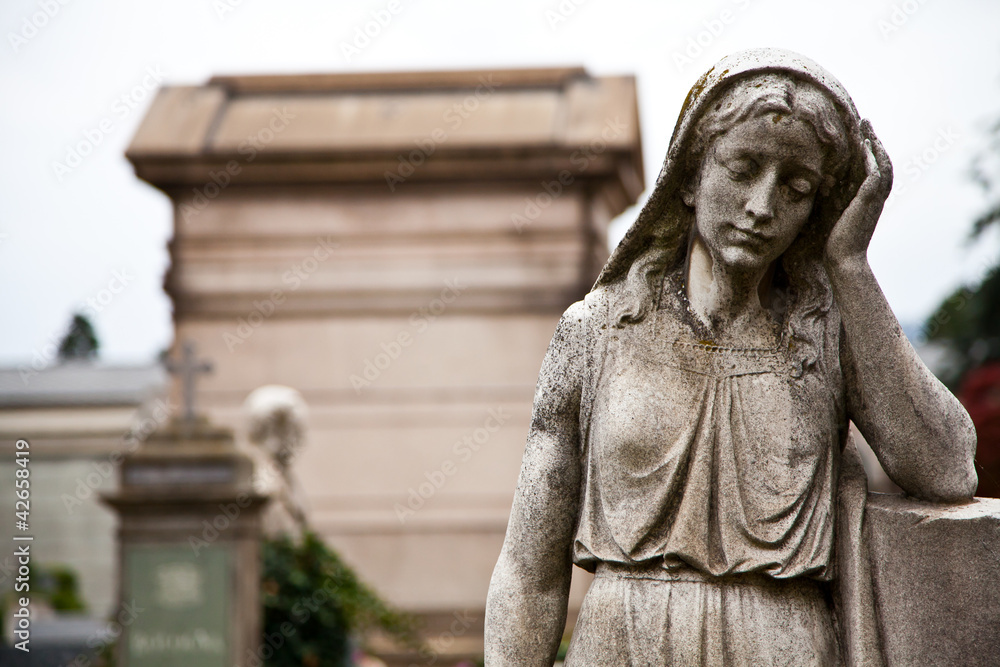 Fototapeta premium Cemetery architecture - Europe