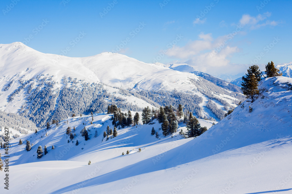 Skiing resort in Austria