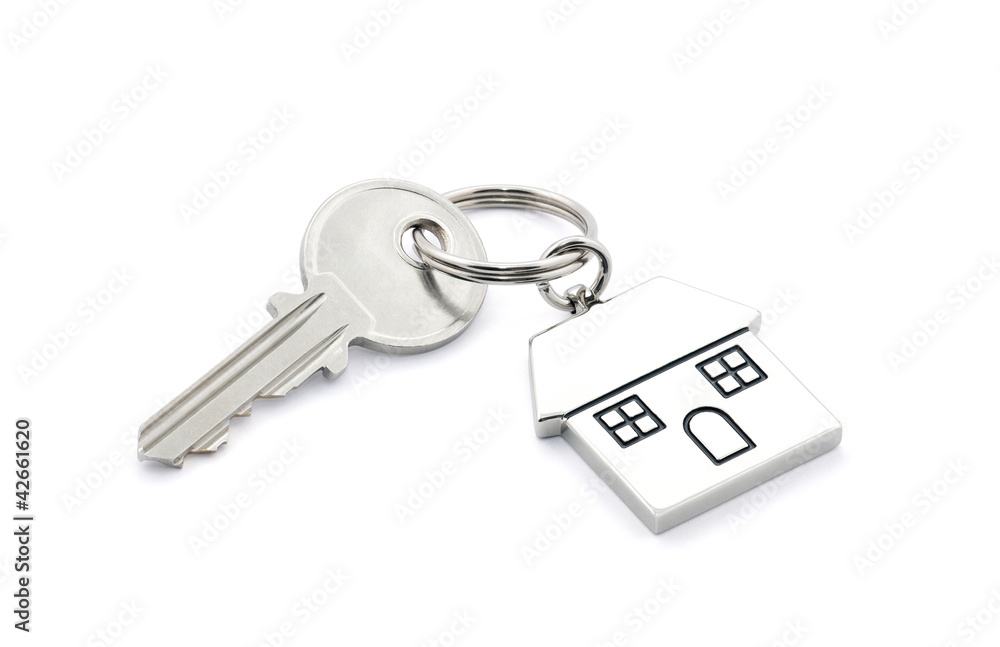 House key with clipping path House key with clipping path