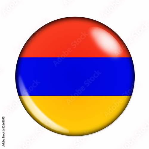 Button flag of Armenia