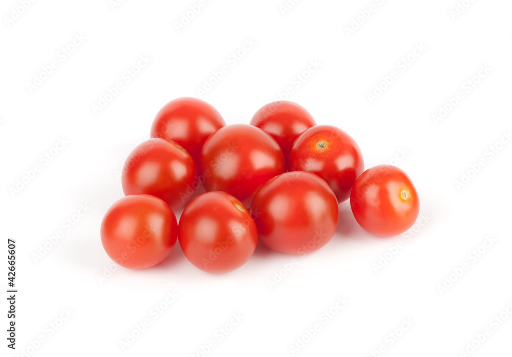 tomatoes isolated on the white tomatoes isolated on the white