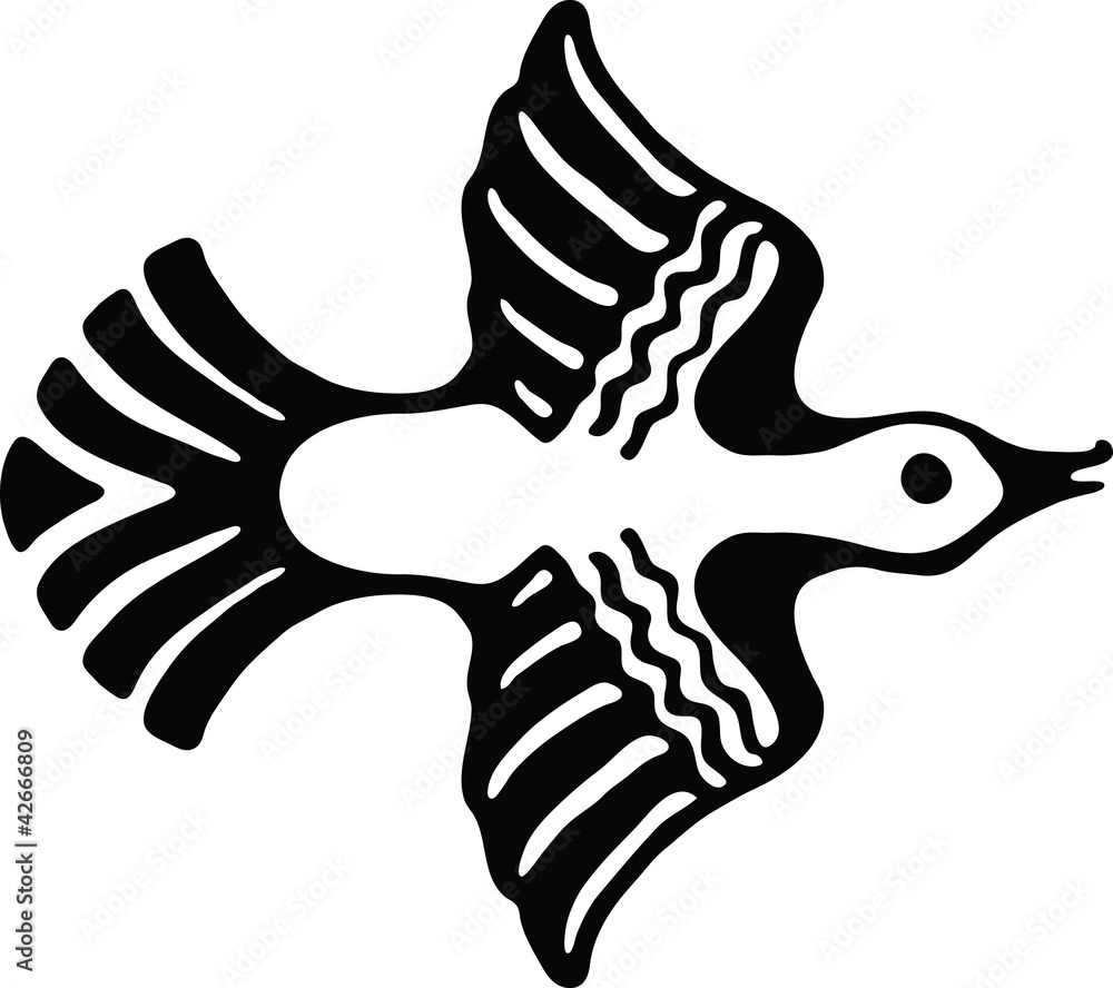 Obraz premium Duck flies