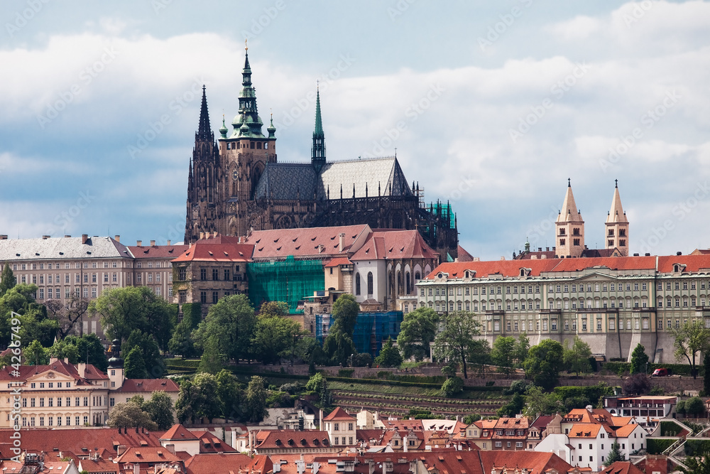 View over Prague Castle View over Prague Castle