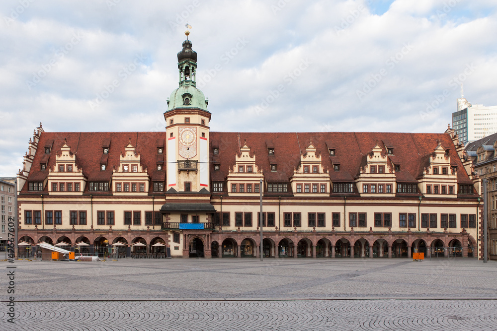 Rathaus (Town hall) in Leipzig